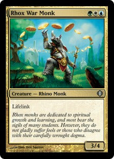 [188]【EN】【FOIL】ロウクスの戦修道士/Rhox War Monk【ALA】[U][多色]