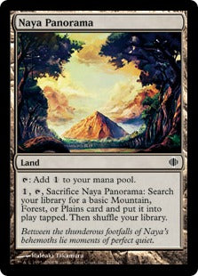 [227]【EN】【FOIL】ナヤの全景/Naya Panorama【ALA】[C][土地]