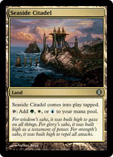 [229]【EN】【FOIL】海辺の城塞/Seaside Citadel【ALA】[U][土地]