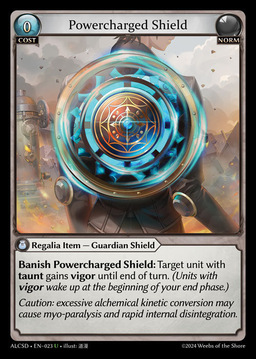 [023]【EN】Powercharged Shield【ALCSD】[U][Norm]
