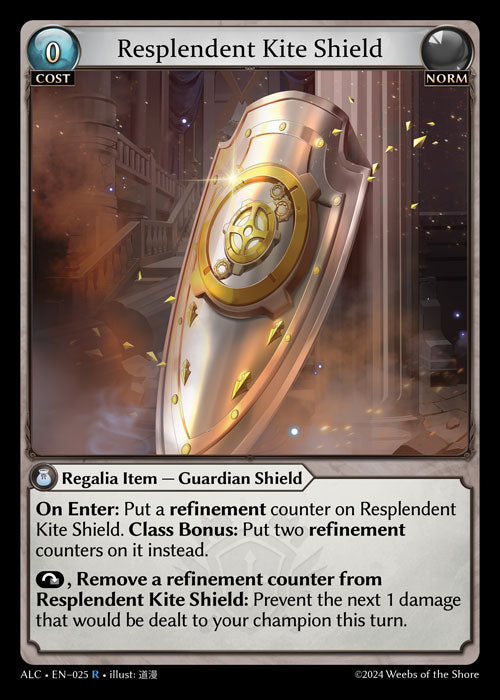 [025]【EN】Resplendent Kite Shield【ALC】[R][Norm]