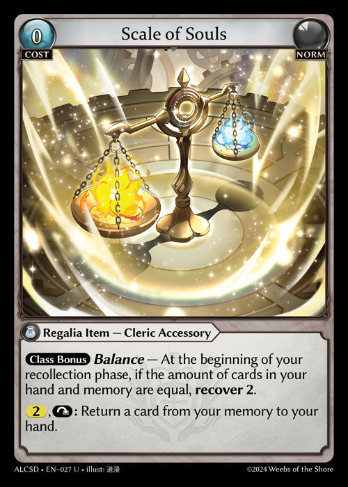 [027]【EN】Scale of Souls【ALCSD】[U][Norm]