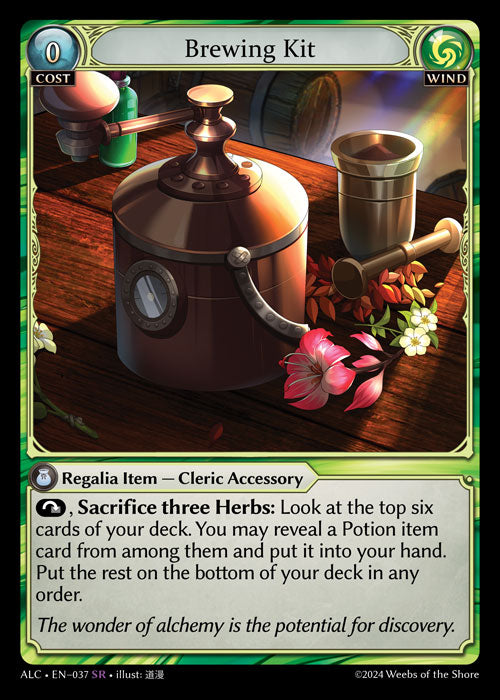[037]【EN】【FOIL】Brewing Kit【ALC】[SR][Wind]