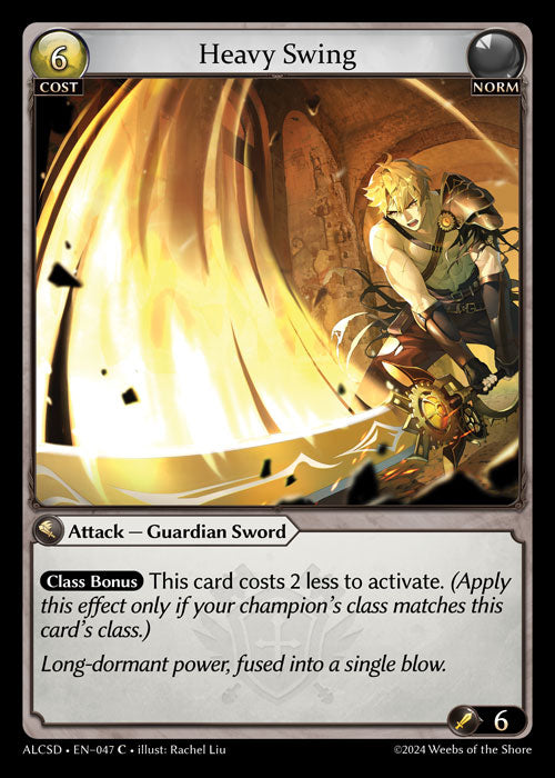 [047]【EN】Heavy Swing【ALCSD】[C][Norm]