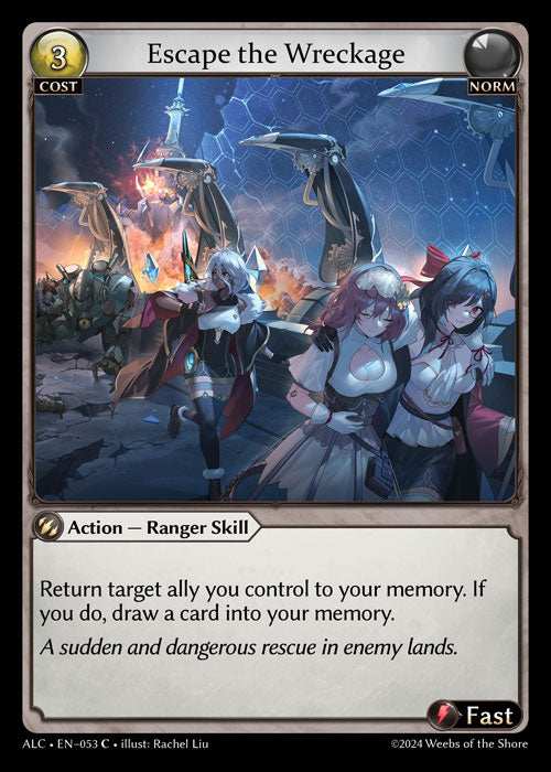 [053]【EN】【FOIL】Escape the Wreckage【ALC】[C][Norm]