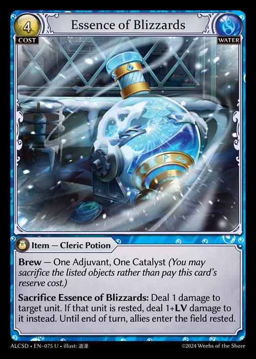 [075]【EN】Essence of Blizzards【ALCSD】[U][Water]