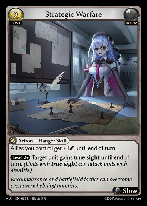 [082]【EN】【FOIL】Strategic Warfare【ALC】[C][Norm]