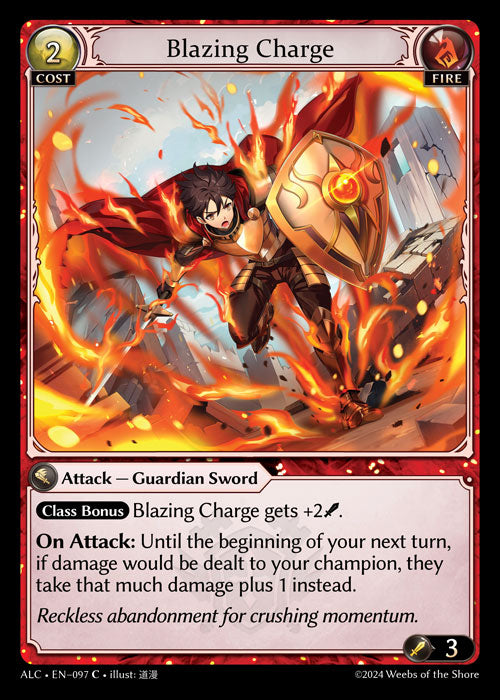 [097]【EN】Blazing Charge【ALC】[C][Fire]