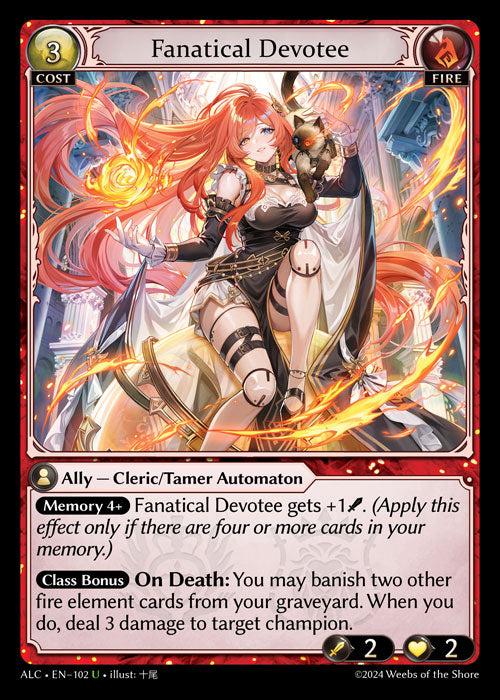 [102]【EN】Fanatical Devotee【ALC】[U][Fire]