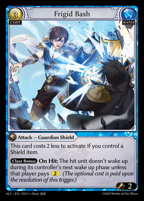 [134]【EN】【FOIL】Frigid Bash【ALC】[U][Water]