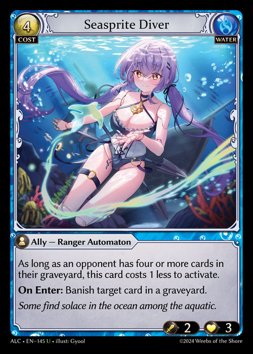 [145]【EN】【FOIL】Seasprite Diver【ALC】[U][Water]