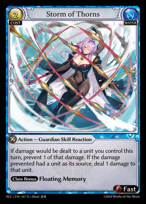 [147]【EN】【FOIL】Storm of Thorns【ALC】[R][Water]