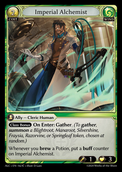 [162]【EN】【FOIL】Imperial Alchemist【ALC】[C][Wind]