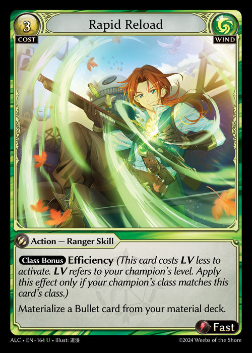 [164]【EN】【FOIL】Rapid Reload【ALC】[U][Wind]