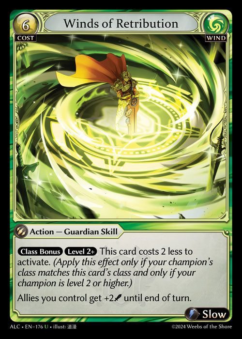 [176]【EN】【FOIL】Winds of Retribution【ALC】[U][Wind]