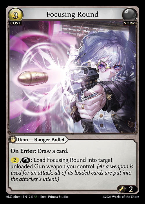 [219]【EN】【FOIL】Focusing Round【ALCAlter】[U][Norm]