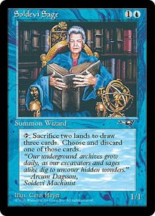 [034]【EN】ソルデヴィの賢人/Soldevi Sage(Reading)【ALL】[C][青]