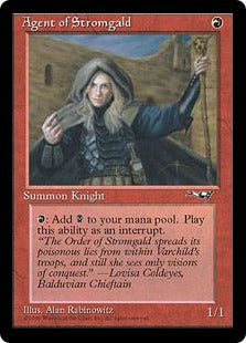 [064]【EN】Agent of Stromgald(Staff)【ALL】[C][赤]