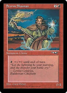 [081]【EN】嵐のシャーマン/Storm Shaman(Male)【ALL】[C][赤]