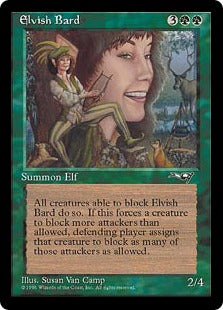 [087]【EN】エルフの吟遊詩人/Elvish Bard【ALL】[U][緑]