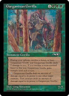 [091]【EN】Gargantuan Gorilla【ALL】[R][緑]