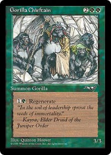 [094]【EN】ゴリラの酋長/Gorilla Chieftain(Four Gorillas)【ALL】[C][緑]