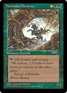 [104]【EN】Yavimaya Ancients(Horse)【ALL】[C][緑]