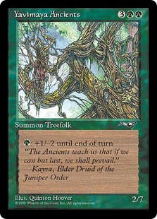 [104]【EN】Yavimaya Ancients(No Horse)【ALL】[C][緑]