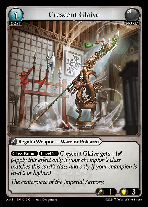 [010]【EN】【FOIL】Crescent Glaive【AMB】[C][Norm]