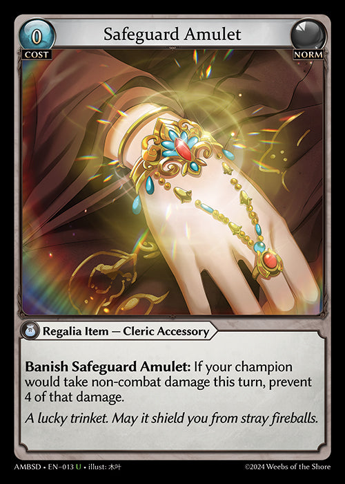 [013]【EN】Safeguard Amulet【AMBSD】[C][Norm]