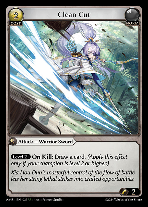 [035]【EN】【FOIL】Clean Cut【AMB】[U][Norm]