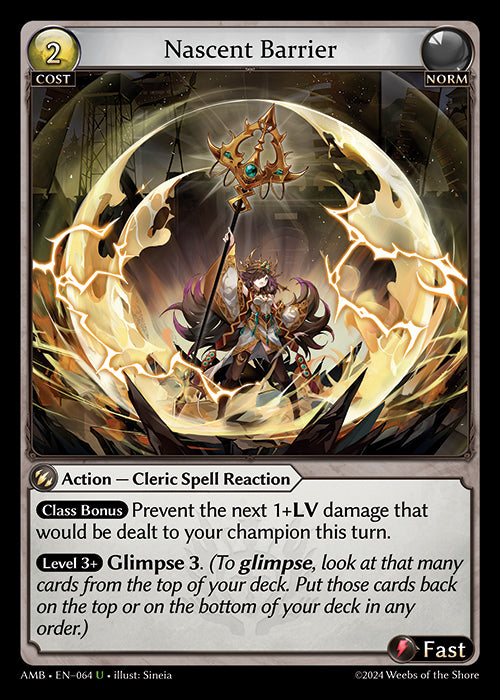 [064]【EN】【FOIL】Nascent Barrier【AMB】[U][Norm]