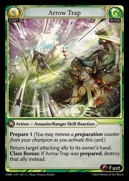 [167]【EN】【FOIL】Arrow Trap【AMB】[U][Wind]