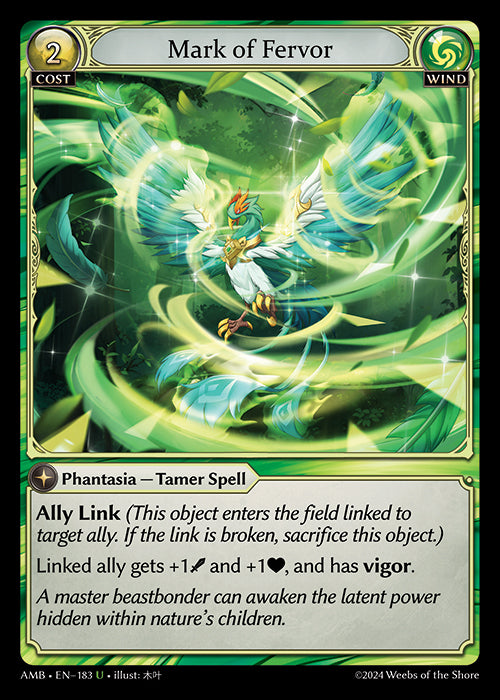 [183]【EN】Mark of Fervor【AMB】[U][Wind]