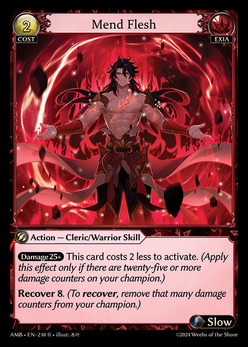 [210]【EN】【FOIL】Mend Flesh【AMB】[R][Exia]