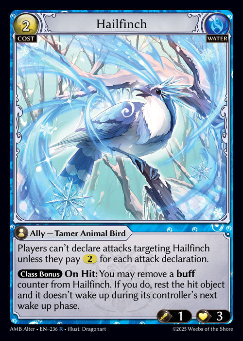 [236]【EN】【FOIL】Hailfinch【AMBAlter】[R][Water]