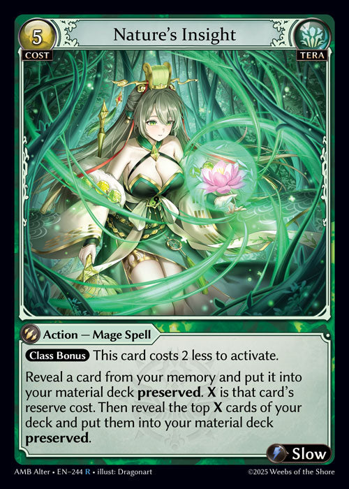 [244]【EN】【FOIL】Nature's Insight【AMBAlter】[R][TERA]