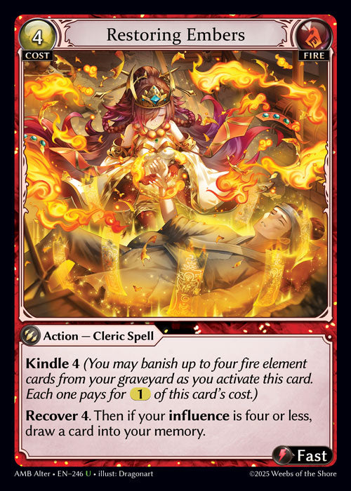 [246]【EN】Restoring Embers【AMBAlter】[U][Fire]