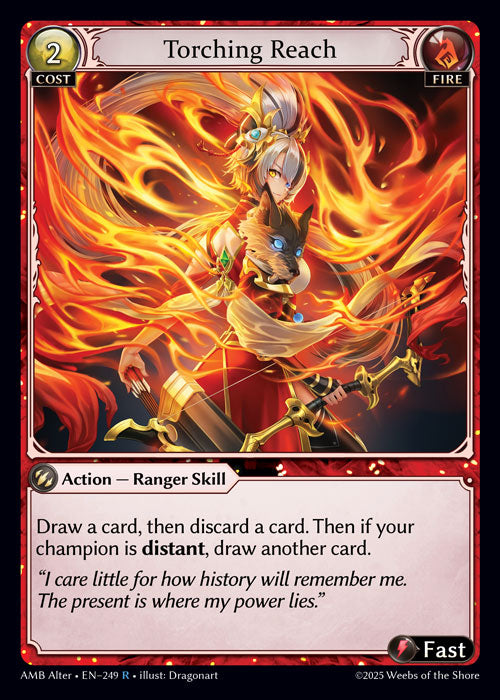 [249]【EN】【FOIL】Torching Reach【AMBAlter】[R][Fire]