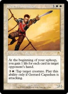 [011]【EN】ジェラード・キャパシェン/Gerrard Capashen【APC】[R][白]
