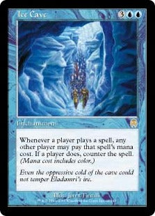 [024]【JP】【FOIL】氷の洞窟/Ice Cave【APC】[R][青]