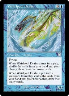 [034]【JP】【FOIL】渦巻きドレイク/Whirlpool Drake【APC】[U][青]