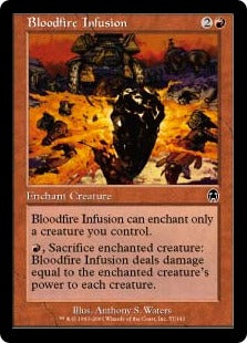 [057]【EN】沸血の注入/Bloodfire Infusion【APC】[C][赤]