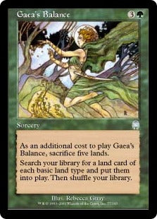 [077]【EN】【FOIL】ガイアの均衡/Gaea's Balance【APC】[U][緑]
