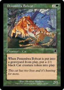 [082]【JP】暗影のボブキャット/Penumbra Bobcat【APC】[C][緑]