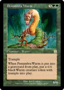 [084]【JP】暗影のワーム/Penumbra Wurm【APC】[R][緑]