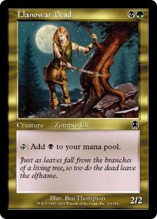 [109]【EN】【FOIL】ラノワールの死者/Llanowar Dead【APC】[C][多色]