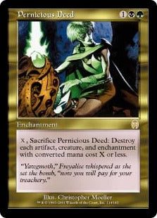 [114]【JP】【FOIL】破滅的な行為/Pernicious Deed【APC】[R][多色]
