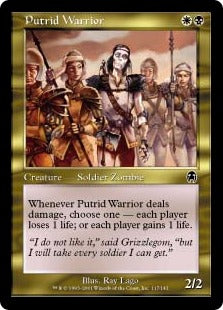[117]【EN】【FOIL】腐肉戦士/Putrid Warrior【APC】[C][多色]