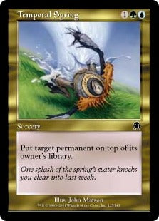 [125]【EN】【FOIL】時間の泉/Temporal Spring【APC】[C][多色]